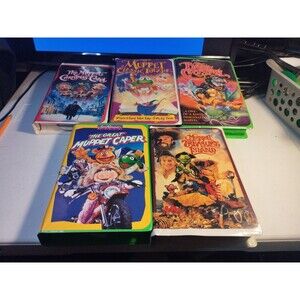 The Muppets Lot of 5 Clamshell VHS - Jim Henson